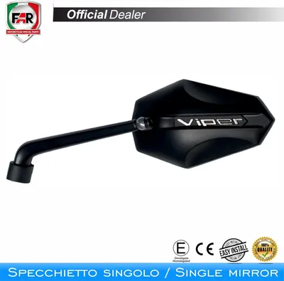 Immagine prodotto di Specchietto manubrio omologato FAR 7205 sinistro universale nero