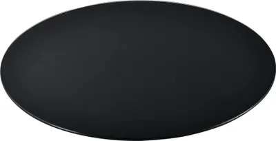 Produktbild von [neu.haus] Glasplatte Ø50cm Rund Schwarz Glasscheibe Tischplatte ESG Glas Kaminplatte Kaminglas DIY Tisch