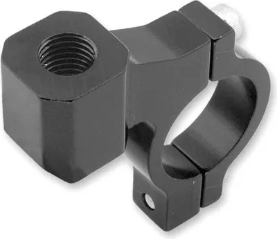 Image de Support de rétroviseur CNC 22mm / M10 filetage à gauche - noir