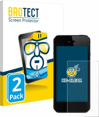 Produktbild von 2x Schutzfolie für Smartphones und Handys mit 17.8 cm (7 Zoll) Displays 154.8 x 87 mm BROTECT Displayschutz Display Schutz Folie Klar Transparent