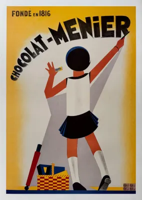 Image de Chocolat Menier - Fondé en 1816 - 50x70cm Affiche Poster