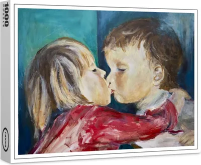 Image de puzzle premium raxxa "Le baiser", 1000 pièces