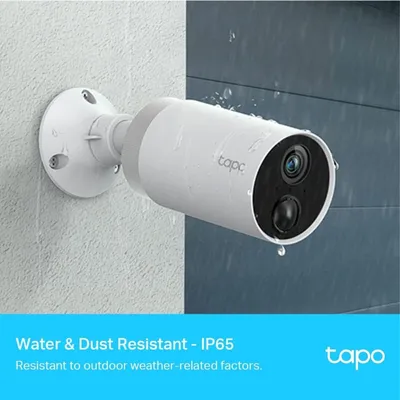Zdjęcie produktu dla TP-Link Tapo C400S2 Bullet IP Security Camera Wewnętrzna i zewnętrzna, 1920 x 1080 pikseli, ścienna (TAPO C400S2)