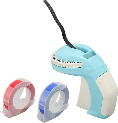 Zdjęcie produktu dla Wytłaczarka etykiet 600dpi DIY Ręczna drukarka 3D Przenośna wytłaczarka Blue
