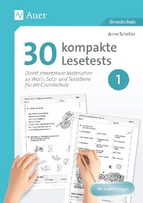 Produktbild von 30 kompakte Lesetests für Klasse 1