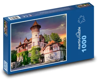 Zdjęcie produktu dla Puzzle 1000 Romantyczny zamek Herrsching - martinpuzzle