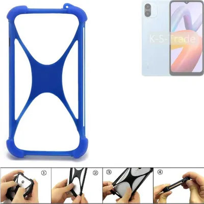 Produktbild von K-S-Trade Handy Hülle kompatibel mit Xiaomi Redmi A2+ Silikon Schutzhülle Cover Case Bumper Silikoncase TPU Softcase Schutz Hülle Smartphone