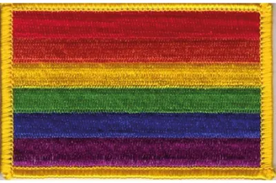 Produktbild von Patch zum Aufbügeln oder Aufnähen Regenbogen - Groß