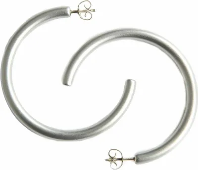 Produktbild von DeMarie Creolen Metall 4,5cm silber ohne 144030018