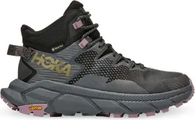 Produktbild von Hoka Damen Wanderschuhe knöchelhoch, atmungsaktiv mit griffiger Profilsohle