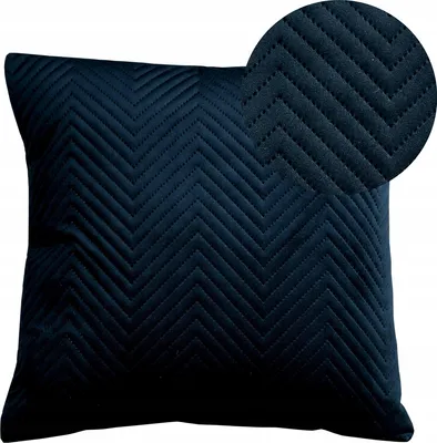 Produktbild von Geronimo | Dekokissen - Schwarz - 40x40 cm - Gestepptes Kissen - Maschinenwaschbar - Abnehmbarer Bezug - Antiallergisch
