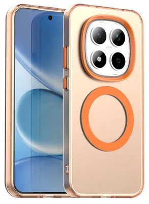 Produktbild von Handyhülle für Xiaomi Redmi Note 15 Pro 5G, Techsuit CandyCase MagSafe, Orange