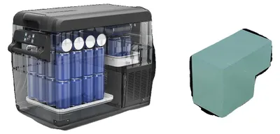 Image de Réfrigérateur-congélateur portable, refroidissement rapide, design compact, 42 litres