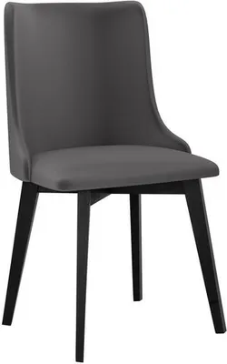 Immagine prodotto di Sedia da cucina imbottita AFTON 9 - nero / grigio scuro