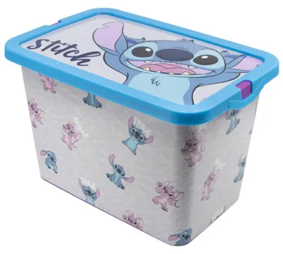 Zdjęcie produktu dla Plastikowe pudełko do przechowywania Disney Lilo i Stitch Angel, 7 l
