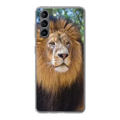 Produktbild von MuchoWow® Handyhülle Schutzhülle Hülle für Samsung Galaxy S21 Löwe - Natur - Tier Silikon Softcase Handy Hülle - Softcase