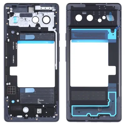 Image de Cadre central de remplacement noir pour Google Pixel 6