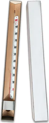 Produktbild von Buchenholzthermometer 0 - 100 °C - 40 cm