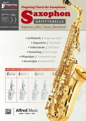 Obrázek produktu pro Grifftabelle Saxophon | Fingering Charts Saxophone