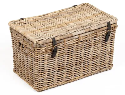 Produktbild von Rattan Truhe RESSY Grey ca. L80cm Couchtisch