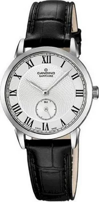 Produktbild von Candino Uhr Damen C4593/2 Lederarmband schwarz Swiss Made