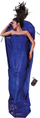 Produktbild von Cocoon MummyLiner S Seide Hüttenschlafsack (Wärmeleistung +5,3°C / max. Körpergröße 180cm / Gewicht 0,11kg) ultramarine blue S