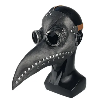 Image de Peste médecin masque oiseaux long bec steampunk masque cosplay Halloween accessoires de costumes