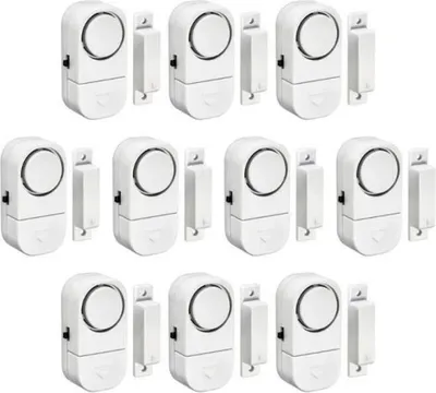 Produktbild von Kabellose Alarmanlage für Ihr Zuhause – Einbruchschutz – Magnetsensor – Tür – Fenster – Weiß