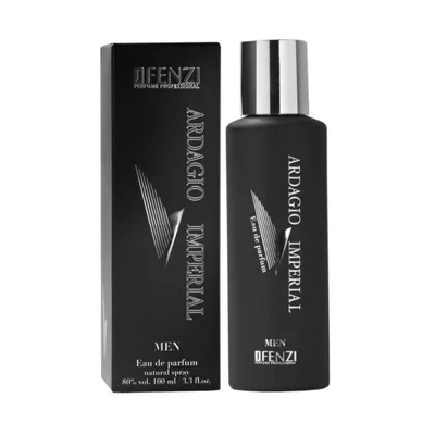 Produktbild von JFenzi Ardagio Imperial Men Eau de Parfum 100 ml – Herrenduft mit Kardamom, Salbei und Yuzu, Herz aus Vetiver, Basis mit Zedernholz, Guajakholz, Sande