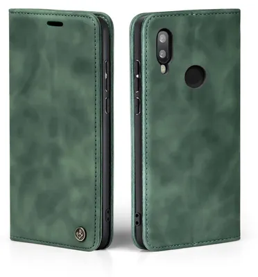 Produktbild von Handy Hülle für Huawei P20 Lite Klapphülle Bookcase Flip Cover Handy Tasche Etui Farbe: Grün