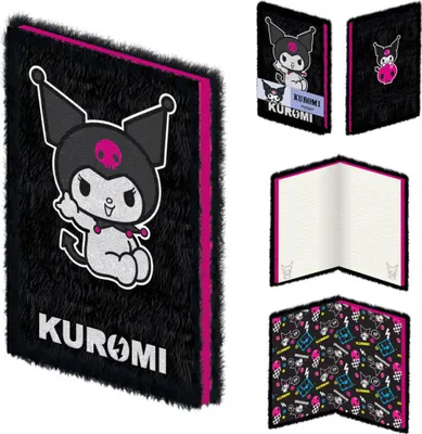 Produktbild von Hello Kitty Notizbuch Kuromi multicolor Anime, Fan-Merch Papier Standard