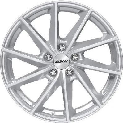 Produktbild von 15 Zoll Alufelge ALUTEC Singa 15"x6" 5x100 PCD ET38 57.10mm Felge Silber