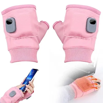 Produktbild von Beheizbare Handschuhe, tragbare Heizhandschuhe mit Digitalanzeige, intelligente thermostatgesteuerte,für Arbeit, Radfahren, Skifahren