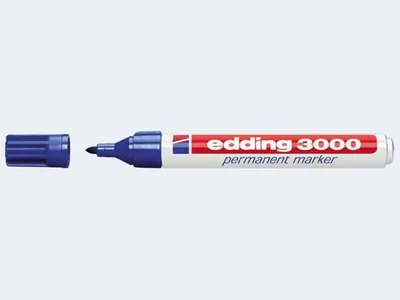 Produktbild von Edding 3000 blau 1,5-3mm Rundspitze permanent