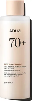 Zdjęcie produktu dla Anua Rice 70 Glow Milky Toner 250 ml