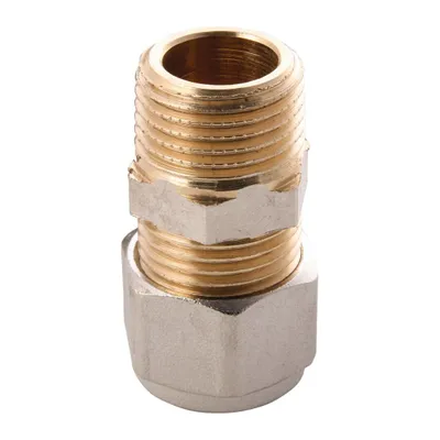 Obrázok produktu pre Závitové spojenie Pipetec, prechodka s vonkajším závitom 16 x 2 mm - 3/4" pre viacvrstvové hliníkové potrubie