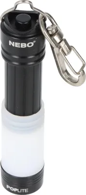 Obrázek produktu pro NEBO Poplite, Přívěsková svítilna, Černá, Bílá, Hliník, Knoflíky, LED, 20 lm