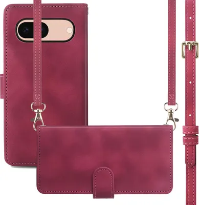 Immagine prodotto di Custodia pieghevole imoshion con cordino Google Pixel 8a - Rosso