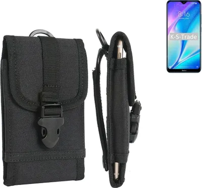 Produktbild von K-S-Trade Holster Handy Hülle kompatibel mit Xiaomi Redmi 9C Holster Handytasche Gürtel Tasche Schutz Hülle Robust Outdoor schwarz