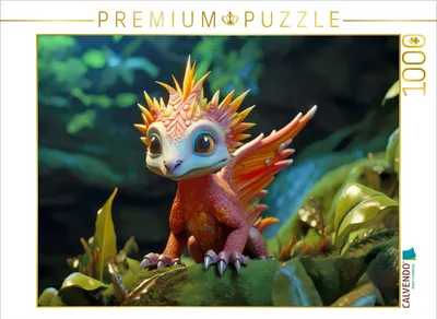 Produktbild von CALVENDO Puzzle Spielzeugdrache | 1000 Teile Lege-Größe 64x48cm Foto-Puzzle für glückliche Stunden