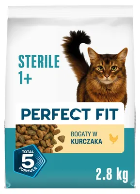 Zdjęcie produktu dla Perfect Fit Sterile 1+ 2,8kg Sucha Karma Dla Kotów Sterylizowanych z Kurczakiem
