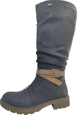 Imagen del producto de Botas para mujer Rieker, forradas, de color negro, para uso casual