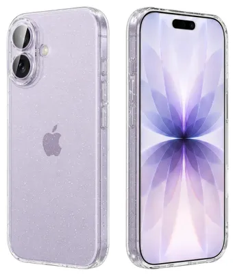 Produktbild von Techsuit – SparkleSkin Series Hülle für iPhone 17 – transparent