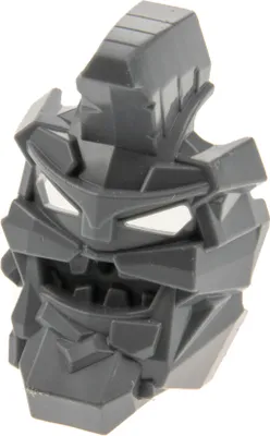 Produktbild von 1x Lego Bionicle Hero Factory Maske dunkel grau Villains Bruizer 6016234 11296
