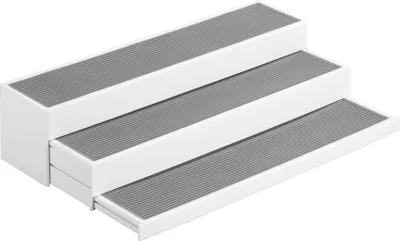 Produktbild von WENKO Küchenregal ausziehbar 3 Stufen Gewürz Regal Schrank Podest Ordnungssystem