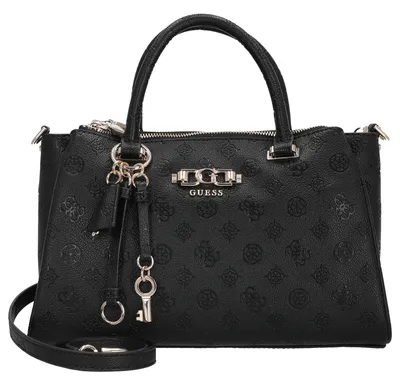 Produktbild von Guess Anise Triple Comp Satchel - Henkeltasche 30.5 cm (black logo)