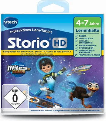 Produktbild von VTech Miles von Morgen, Storio2, Physische Medien, Speicherkarte, Bildend, EC (Früh Kindheit), DEU
