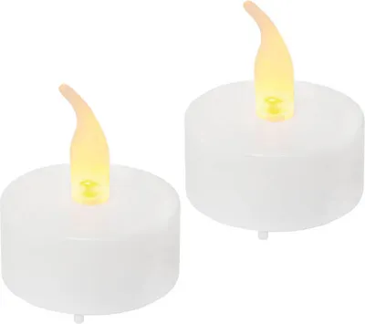 Obrázok produktu pre LED čajové sviečky, sada 2 ks, každá 1 oranžová LED s časovačom