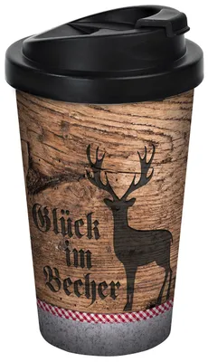 Produktbild von Coffee to go Becher   Glück 400ml