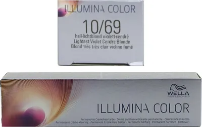 Produktbild von Wella Illumina 60 ml 10/69 hell lichtblond violett cendre permanente Cremehaarfa